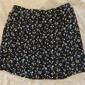 AE floral flowy skirt
